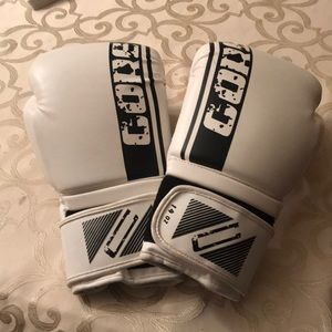 Brand new CORE white boxing gloves
